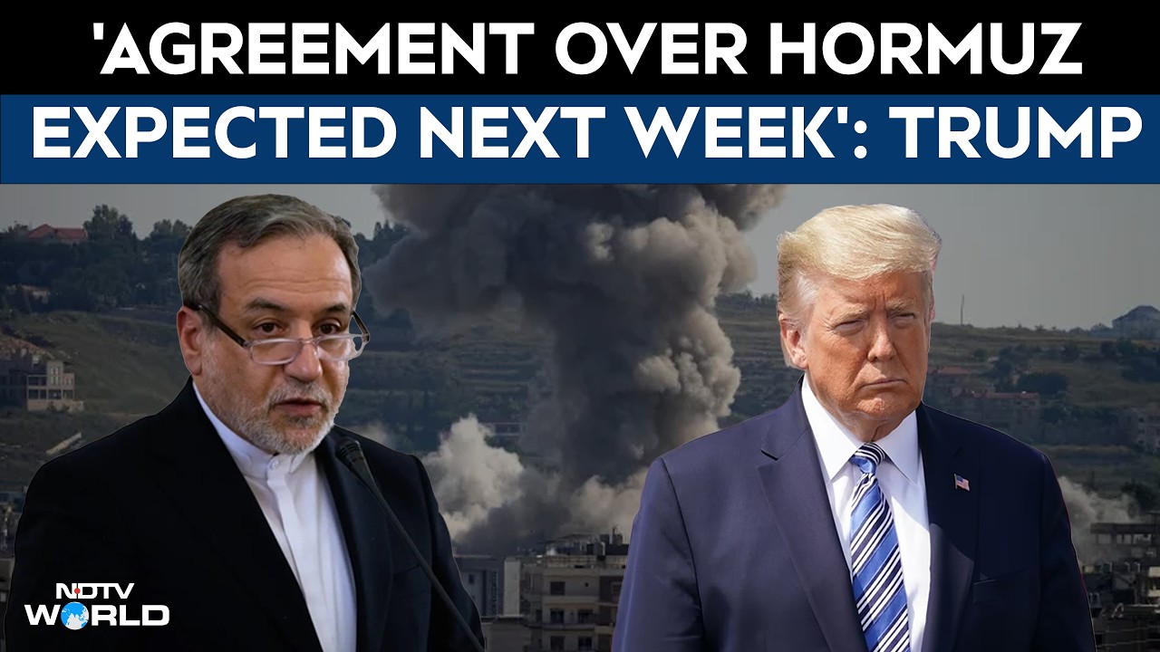 Deal With Iran On Truce, Hormuz Expected "Over The Next Week", Says Trump