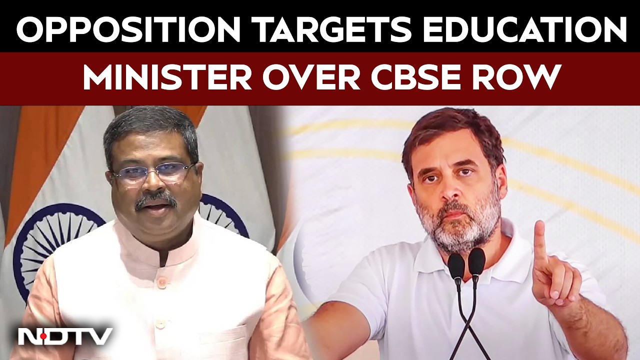 CBSE Controversy Turns Political, Opposition Attacks Education Minister Dharmendra Pradhan