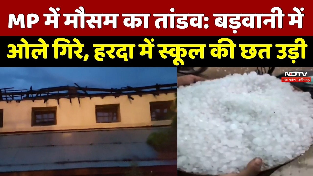 Weather Update: MP में मौसम का तांडव: Barwani में Hail गिरे | Seoni | Heatwave | MadhyaPradesh