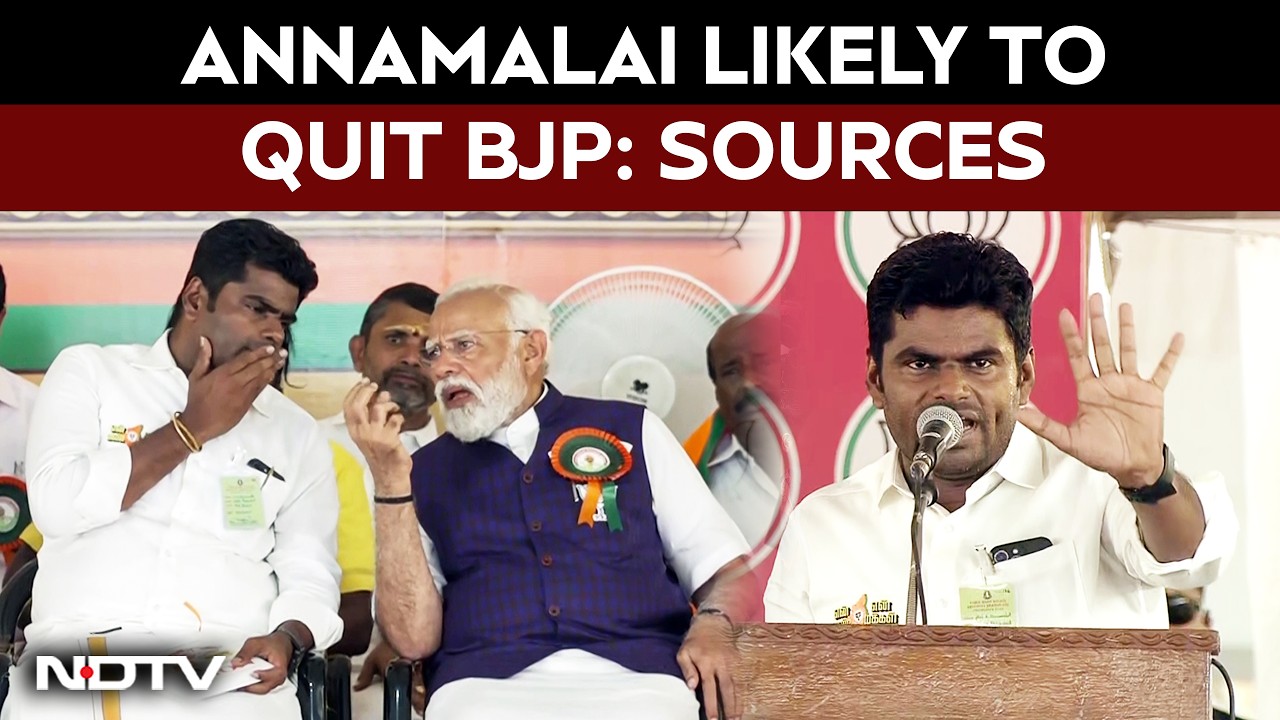 Annamalai Set to Quit BJP? Sources Hint At Major Move