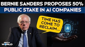 AI News | Senator Bernie Sanders Proposes Bill To Give Public A 50% Stake In US' AI companies