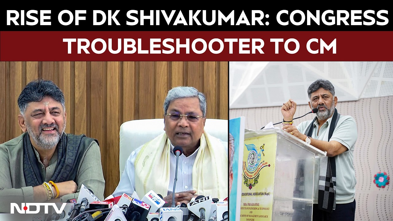 DK Shivakumar News | Rise Of DK Shivakumar: From Congress Troubleshooter To Karnataka Chief Minister