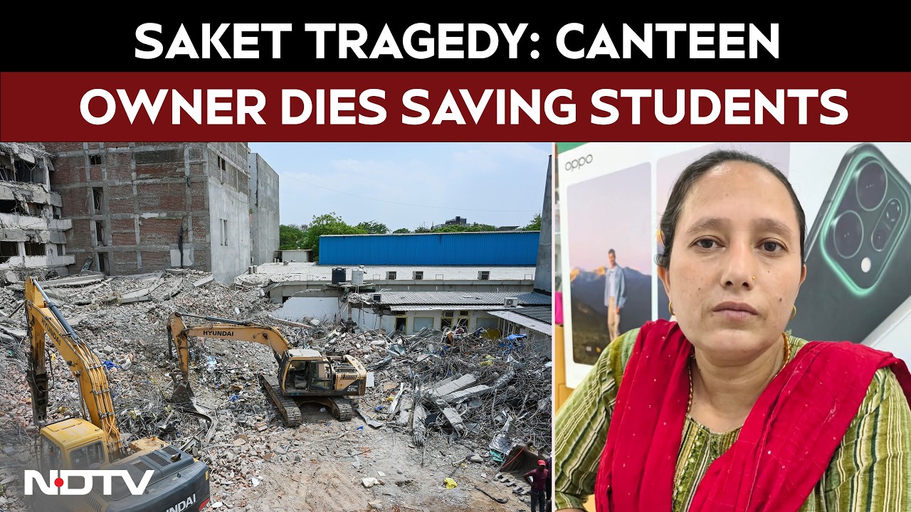 Saket Building Collapse: Canteen Owner Parvati Ojha Died Saving Children