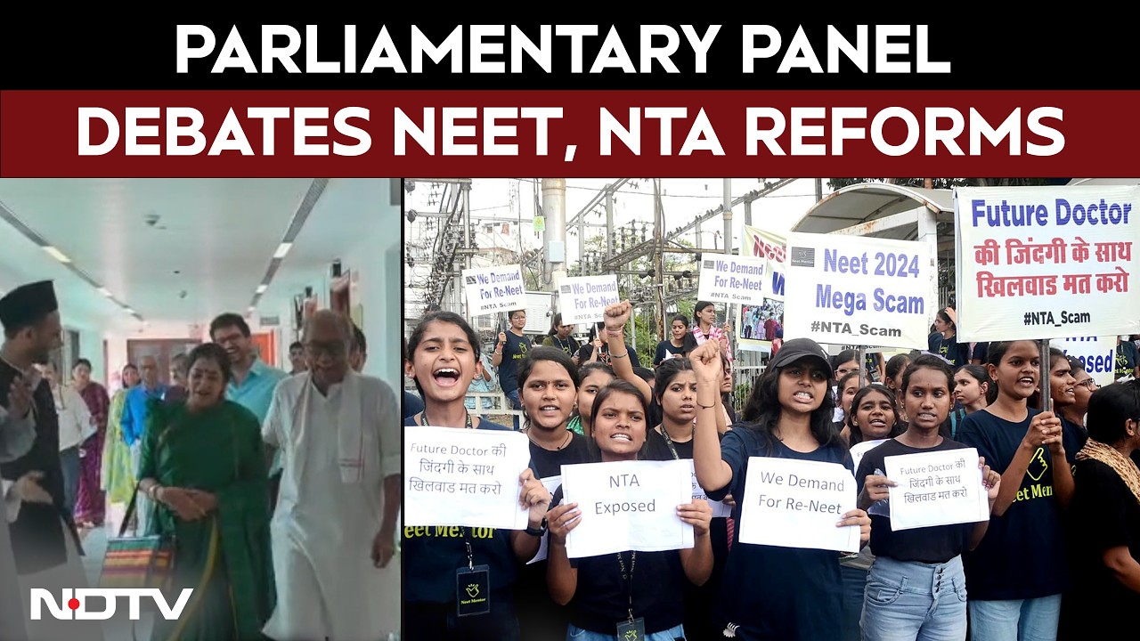 NEET News | Parliamentary Panel Meets Under Congress MP Digvijay Singh's Chairmanship, Debates NEET