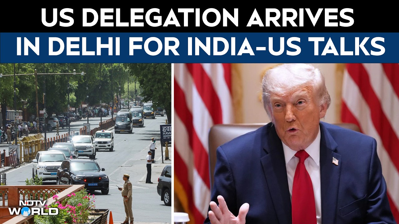 India&ndash;US Trade Talks Begin: US Delegation Arrives at Vanijya Bhavan in Delhi