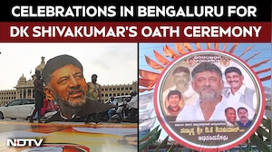 Bengaluru Decked Up With Banners to Welcome CM-Designate DK Shivakumar Ahead of Oath Ceremony