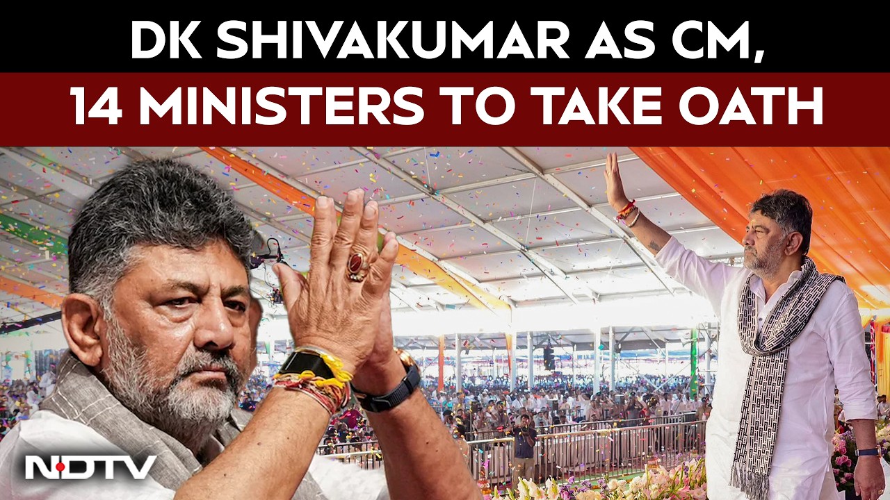 Karnataka's Power Transition Day: DK Shivakumar To Take Charge as Chief Minister