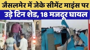 Jaisalmer में JK Cement Mines पर उड़े टिन शेड, 18 मजदूर घायल | Top News