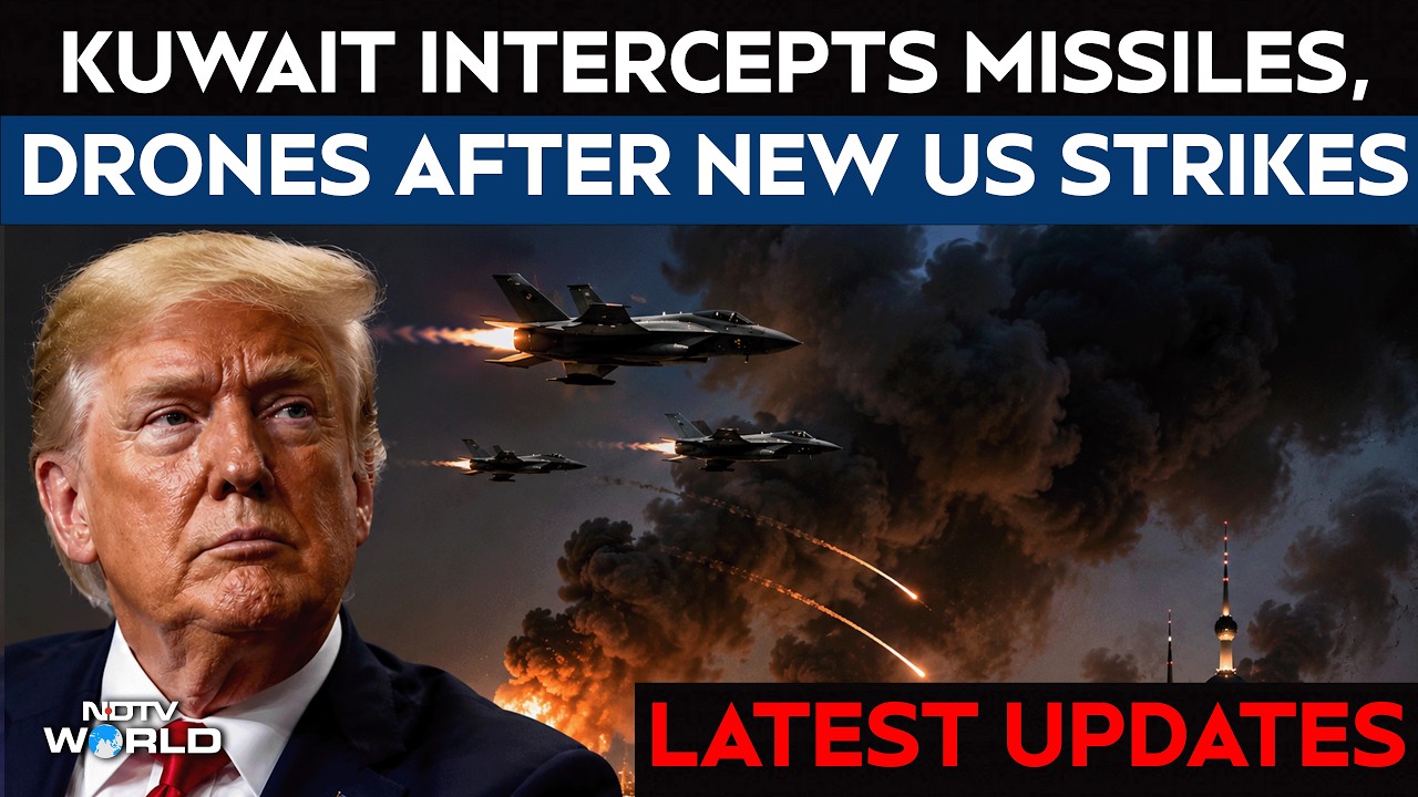 US-Iran War Updates | Kuwait Intercepts Missiles, Drones After New US Strikes On Iran's Qeshm Island