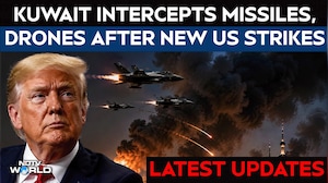 US-Iran War Updates | Kuwait Intercepts Missiles, Drones After New US Strikes On Iran's Qeshm Island