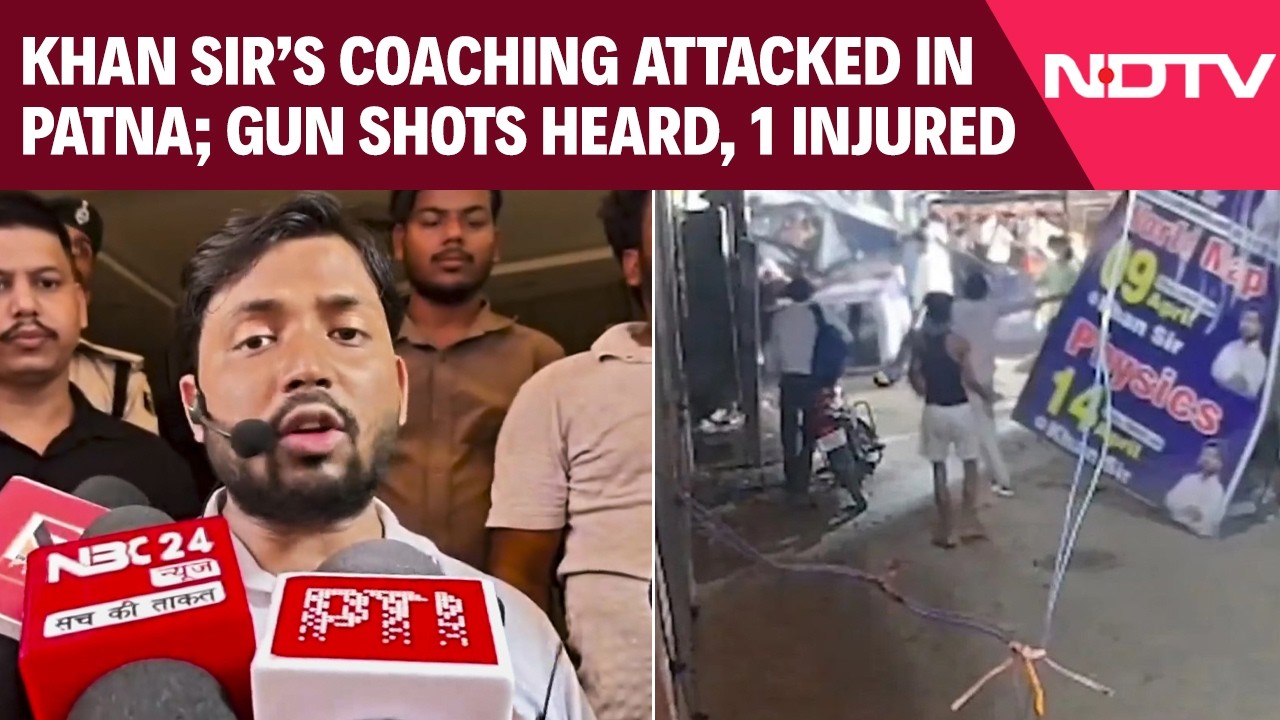 Khan Sir's Coaching Attacked In Patna; Gun Shots Heard, One Injured, Police At Spot