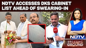 NDTV Accesses DKS Cabinet List Ahead Of Swearing-In