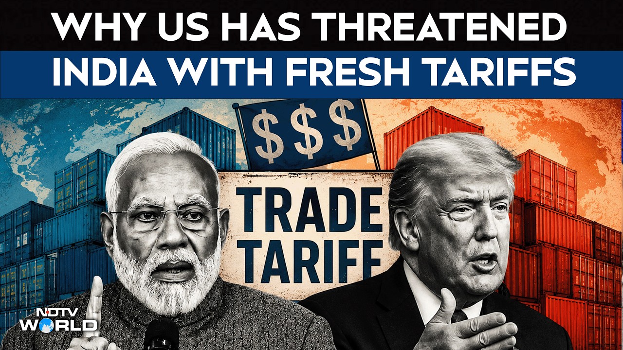 US Tariffs On India | US Trade Team In Delhi, Trump Plans New Tariffs On India Over "Forced Labour"