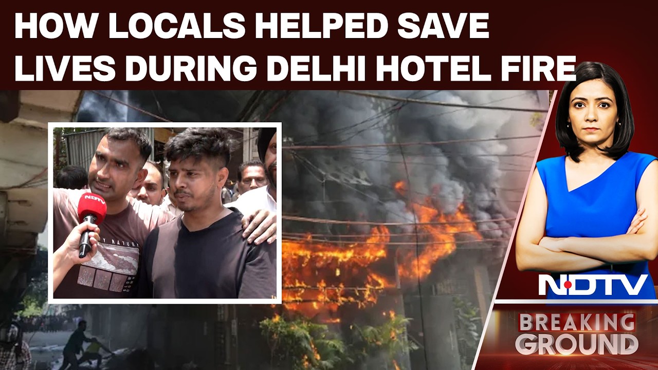 Delhi Hotel Fire | Locals Helped Rescue Many As Flames Engulfed Delhi Hotel