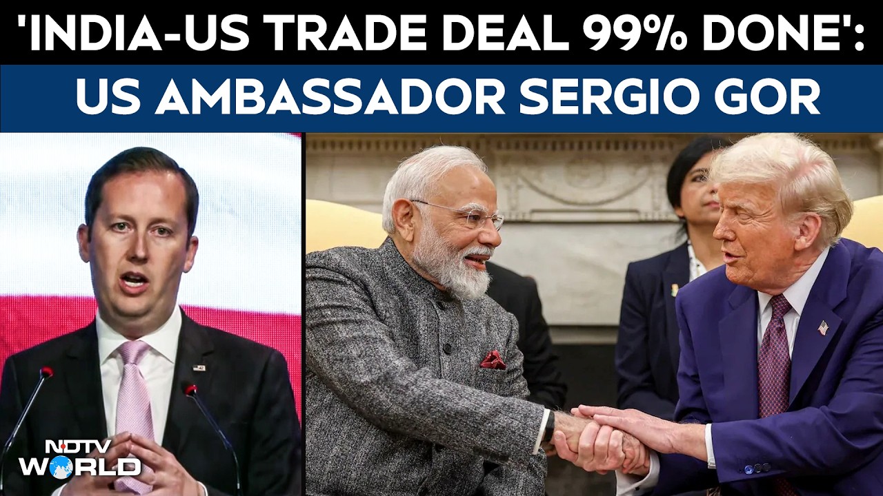 India-US News | US Ambassador Sergio Gor Says India-US Trade Deal 99% Done