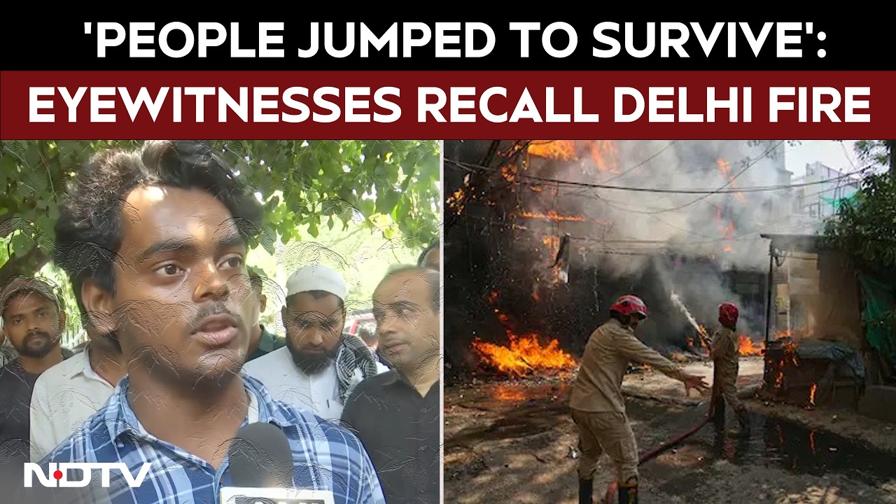 Delhi Fire Tragedy: 'People Jumped to Survive,' Eyewitnesses Recall Horror