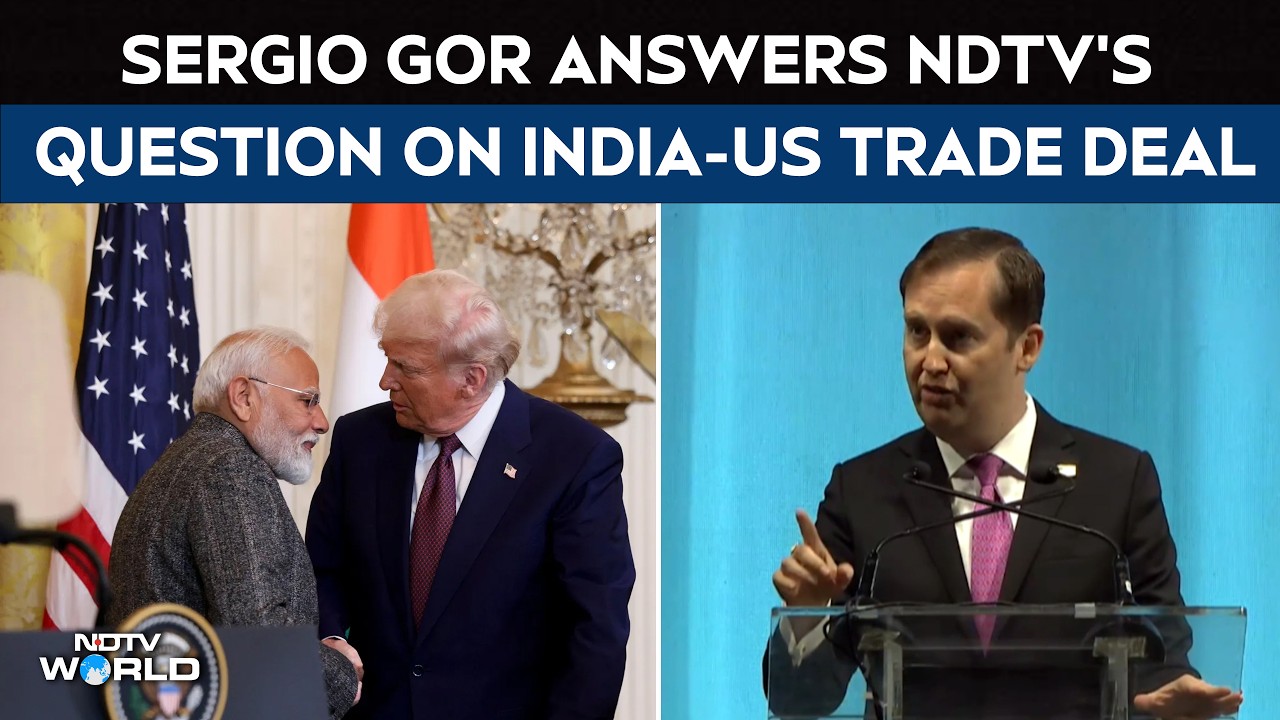Sergio Gor News | India-US Trade Deal 99% Complete, Says Sergio Gor; Meeting Piyush Goyal Soon