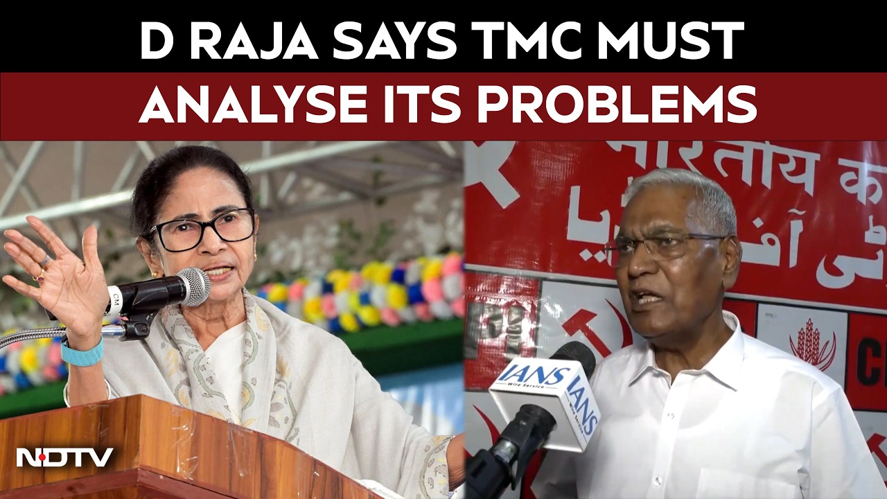 D Raja Says TMC Must Explain Internal Problems After 'Bad Defeat'
