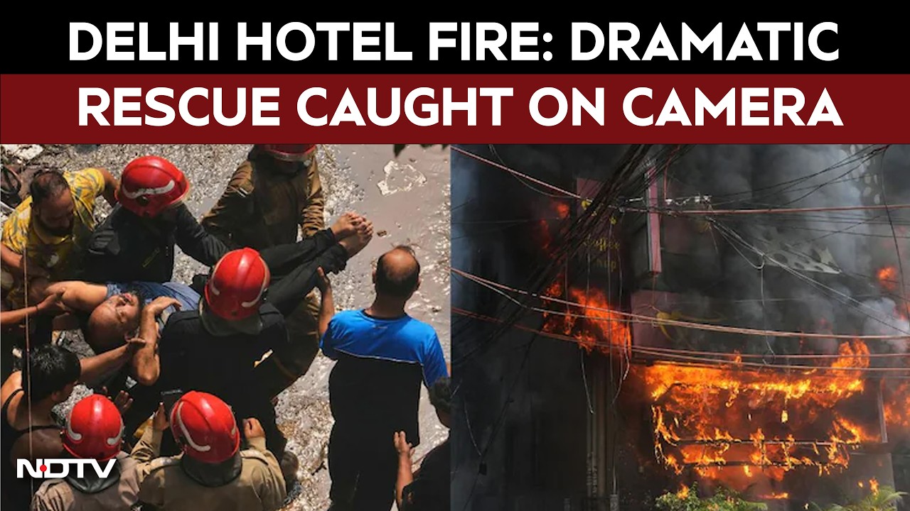 Delhi Hotel Fire Horror: Guests Jump From Upper Floors As Blaze Kills 21