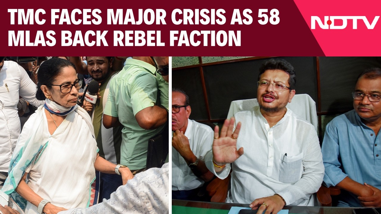 West Bengal TMC | TMC Faces Major Crisis As 58 MLAs Back Rebel Faction, Split Deepens