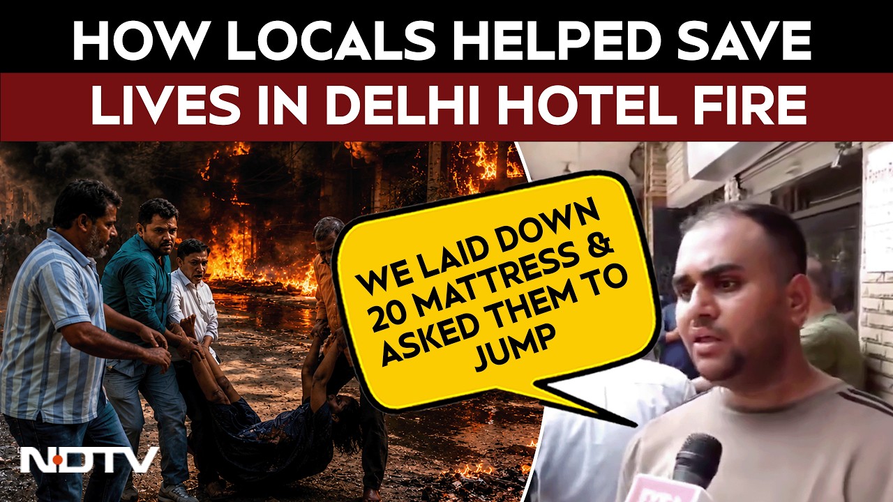 Delhi Hotel Fire | 'We Laid 20-22 Mattresses & Asked People To Jump': How Locals Saved Lives