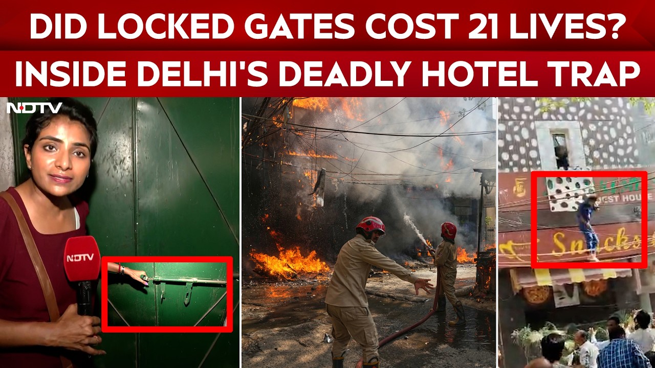 Inside The Death Trap: NDTV Finds Sealed Exit At Fire-Hit Delhi Hotel