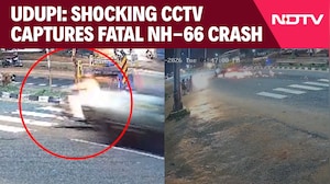 Viral Video | Udupi NH-66 Horror: Biker Killed in Fatal Crash, CCTV Captures Shocking Moment