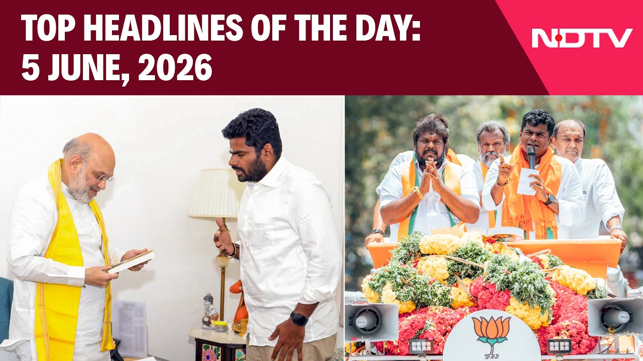 Tamil Nadu BJP Face Annamalai Set To Exit Party | Top News Of The Day: 5 June, 2026