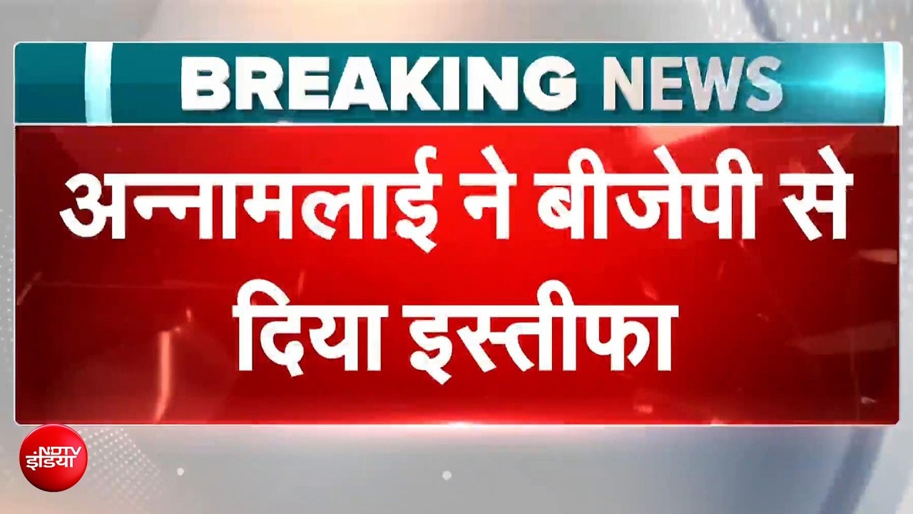 BJP के बड़े नेता अन्नामलाई का इस्तीफा, सियासत गरम