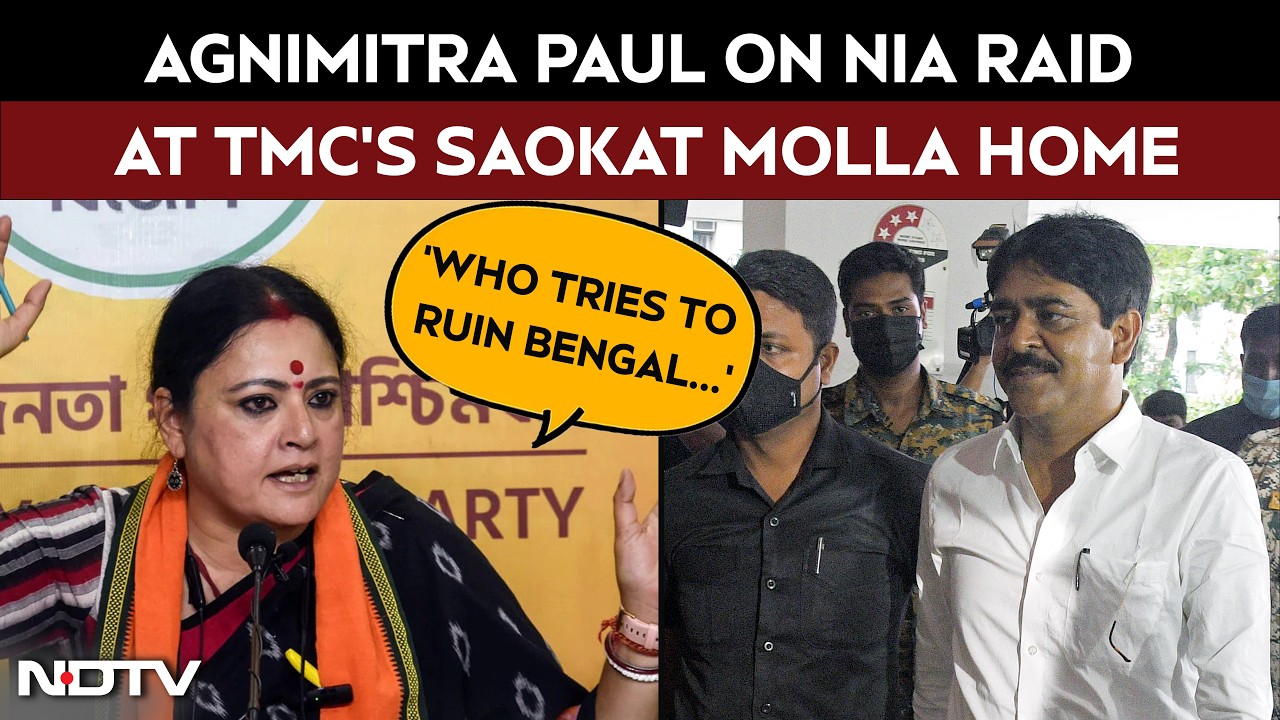 BJP West Bengal | BJP Leader Agnimitra Paul On NIA Probe Against TMC's Saokat Molla