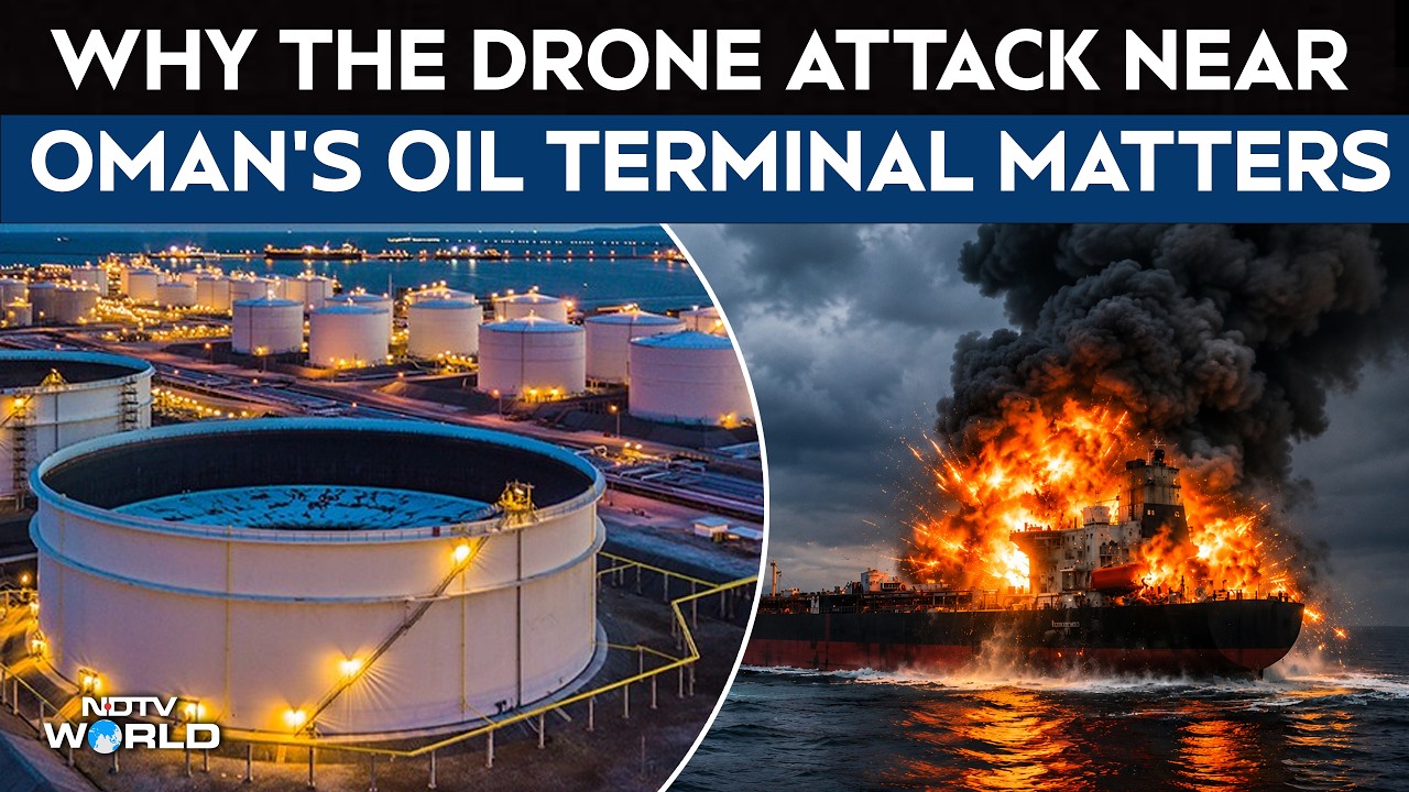 US Iran War | Why The Drone Attack Near Oman's Mina al Fahal Oil Terminal Matters