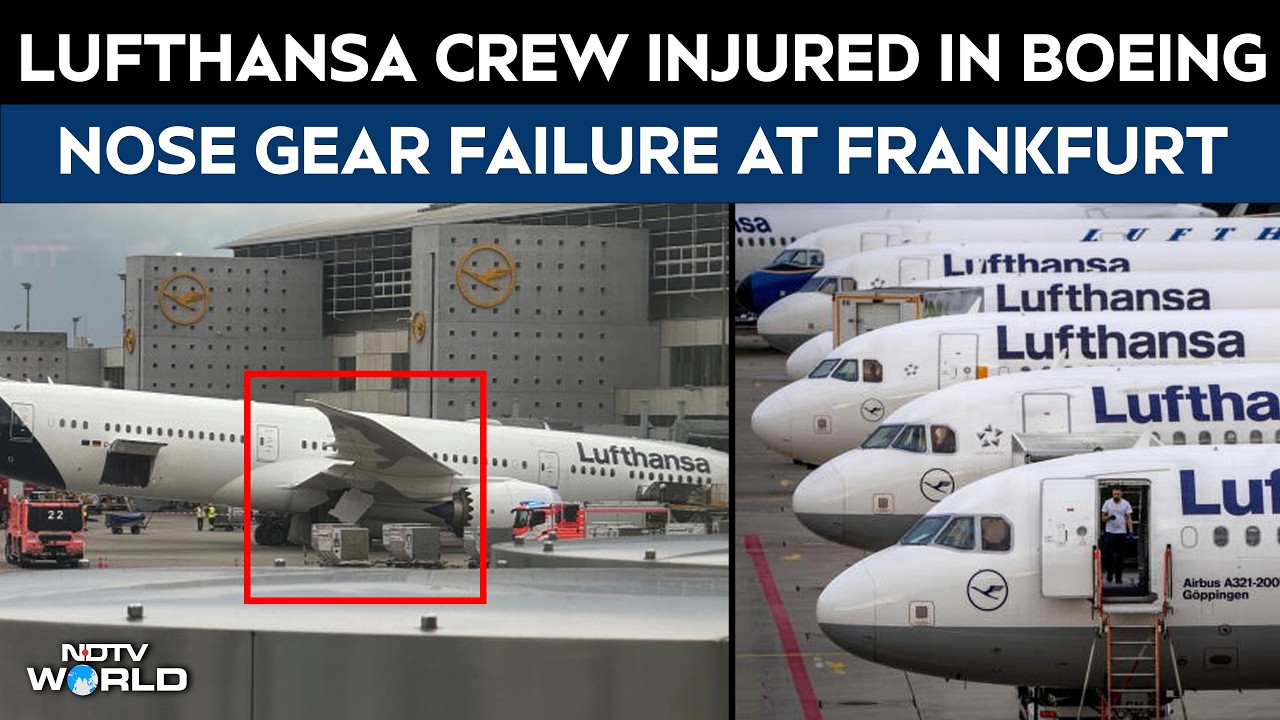 Lufthansa Employees Injured After Boeing 787 Nose Gear Incident At Frankfurt Airport