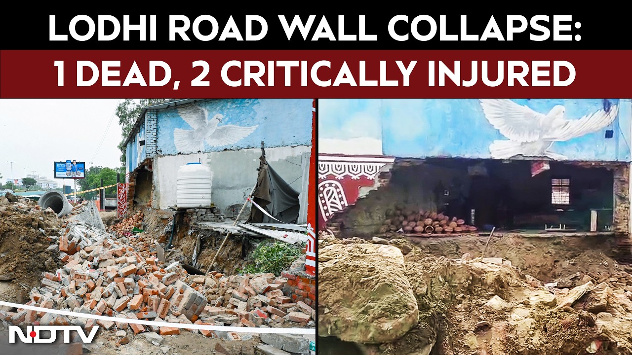 One Dead, Two Labourers Critically Injured After Wall Collapse At Lodhi Road Cremation Ground