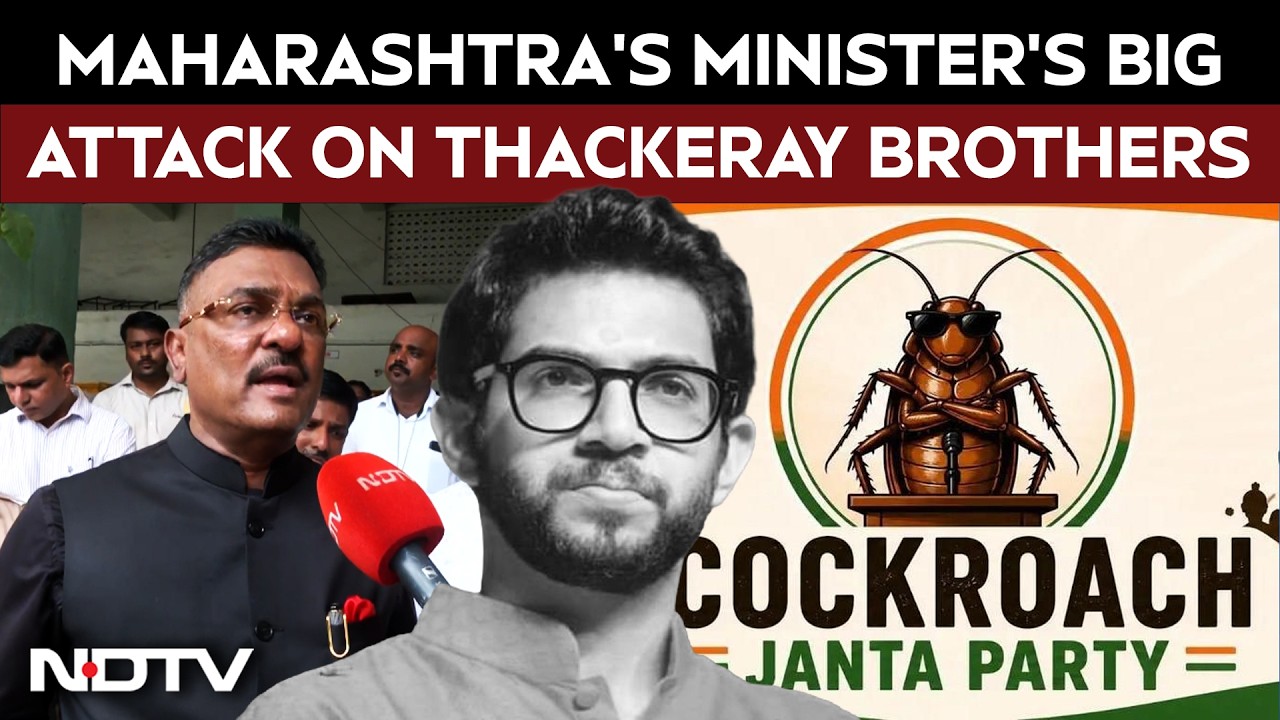 Mumbai News | Minister's Big Attack On Thackeray Brothers And A Warning On Marathi Mandate Deadline