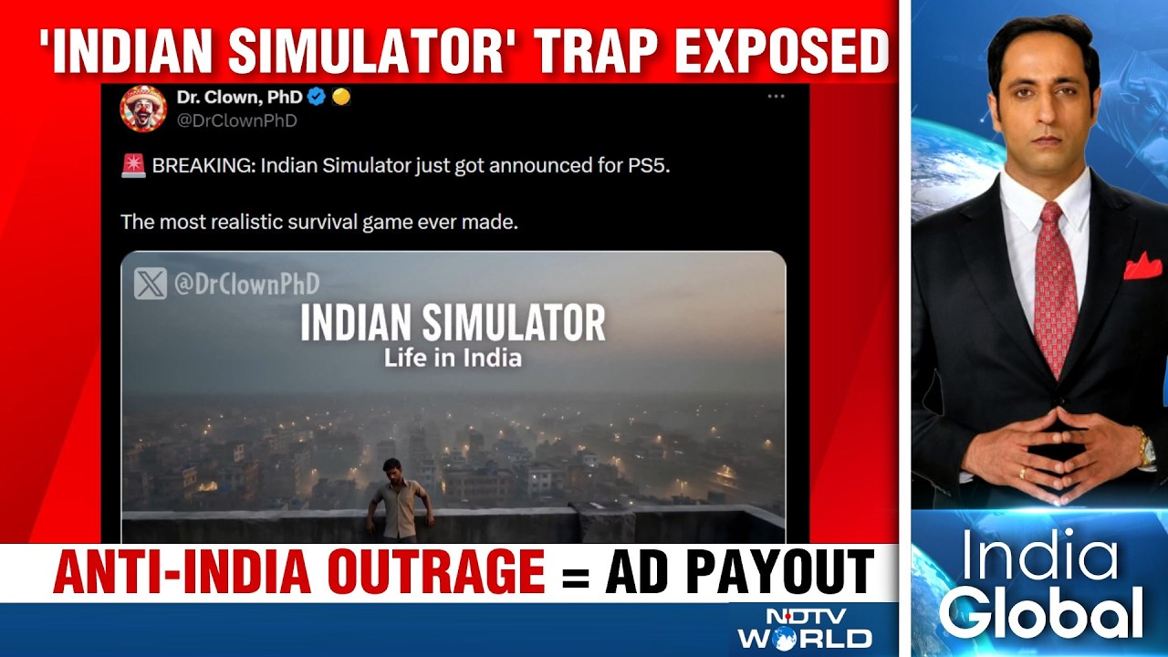 Viral Indian Simulator Video Mocks India, Explodes On X: Anti-India Posts Equal More Ad revenue?