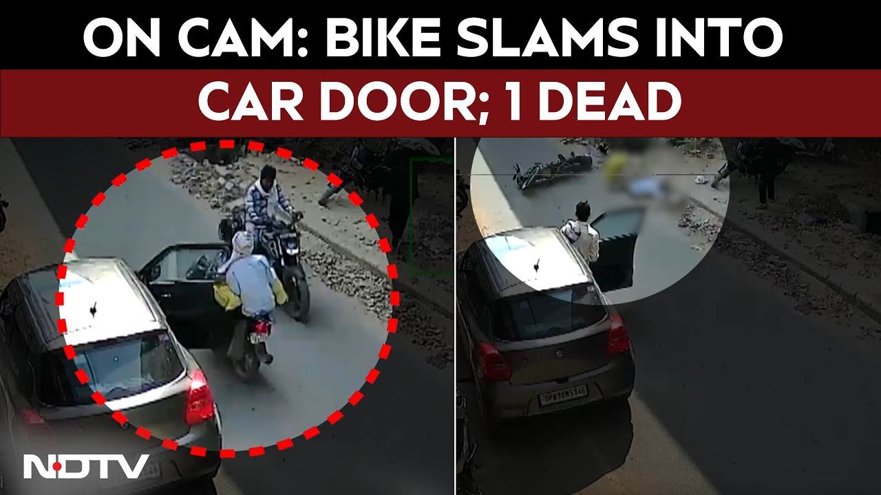 1 Dead, 1 Injured As Bike Crashes Into Car Door Suddenly Opened By Driver In UP's Firozabad