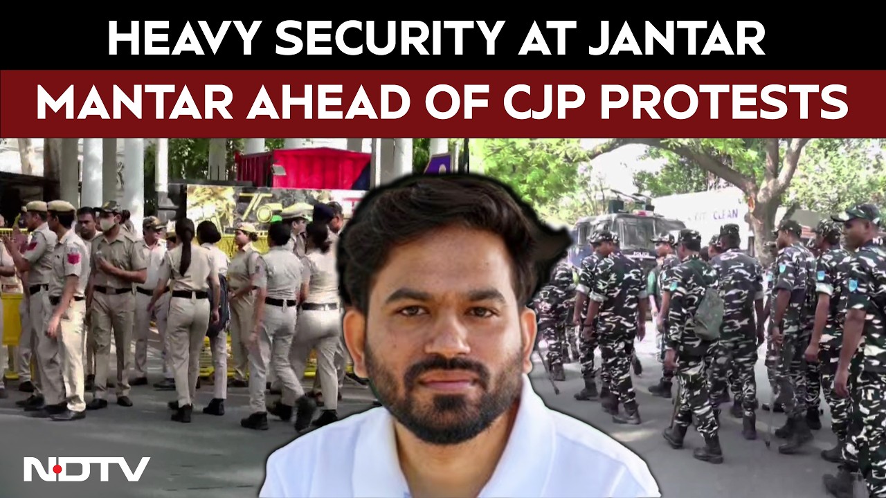 Cockroach Janta Party Protest: Heavy Security Deployed At Jantar Mantar Ahead Of CJP's Protests
