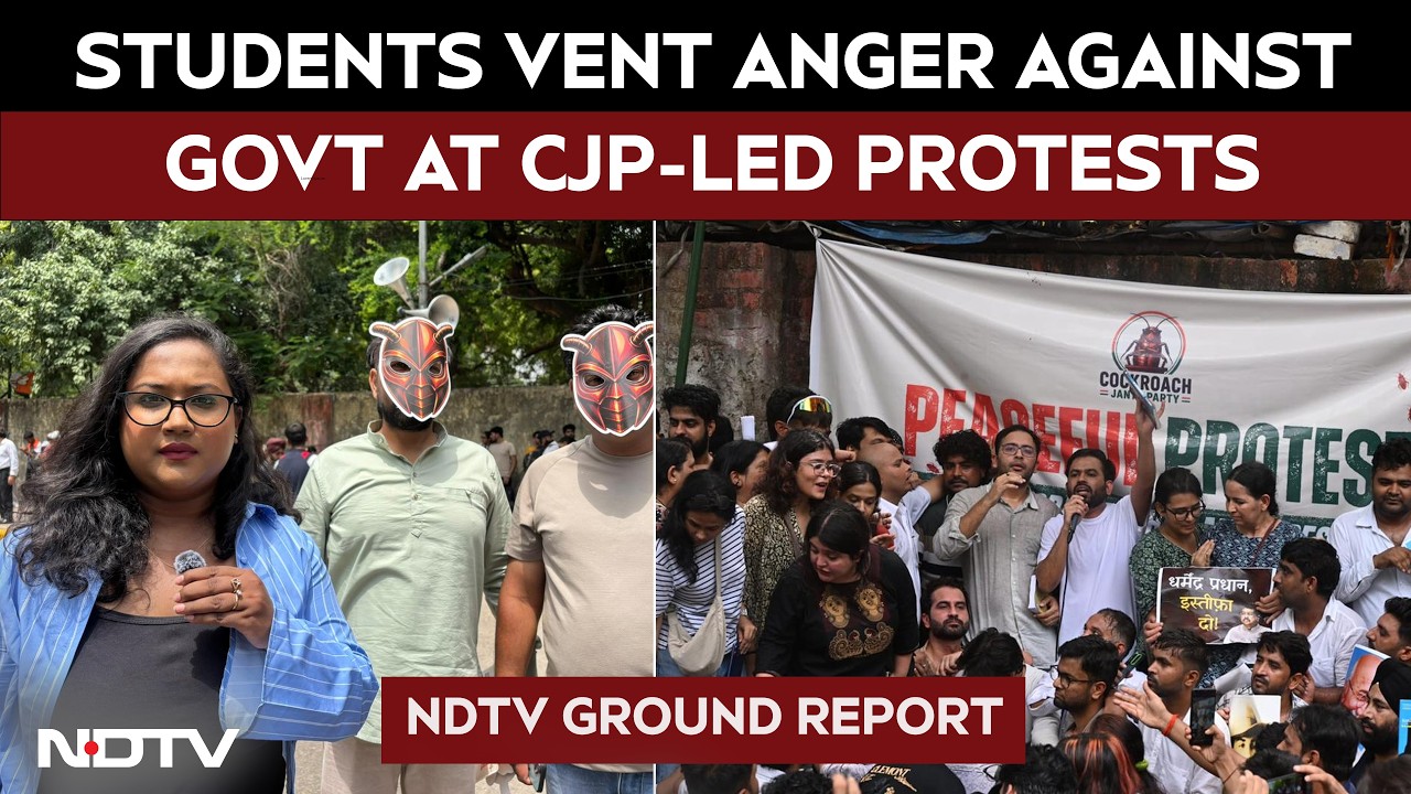 Cockroach Janta Party News: Protesting Students Vent Anger Against Govt, Demand Education Min Quits