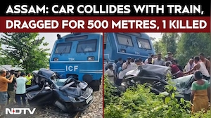 Assam News | 1 Woman Killed After Car Collides With Speeding Train, Dragged For 500 Metres