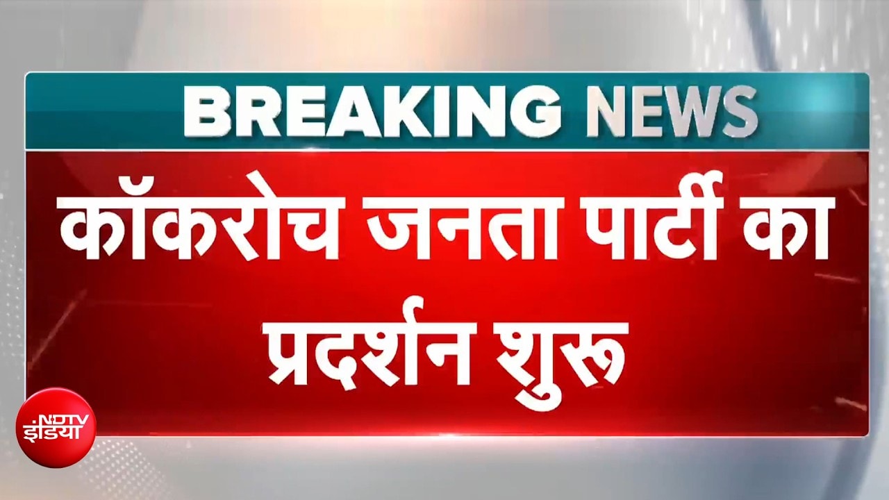 Delhi के Jantar Mantar पर कॉकरोच जनता पार्टी का प्रदर्शन शुरू