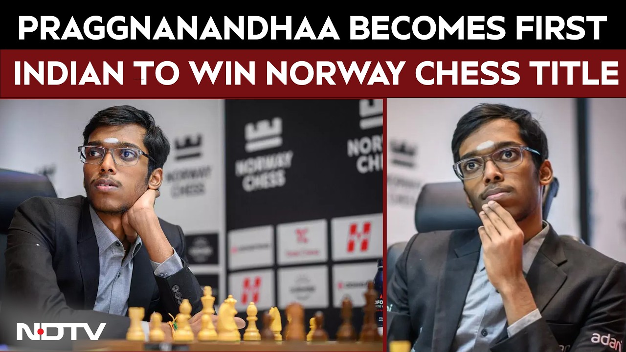 R Praggnanandhaa Becomes 1st Indian To Win Norway Chess Title