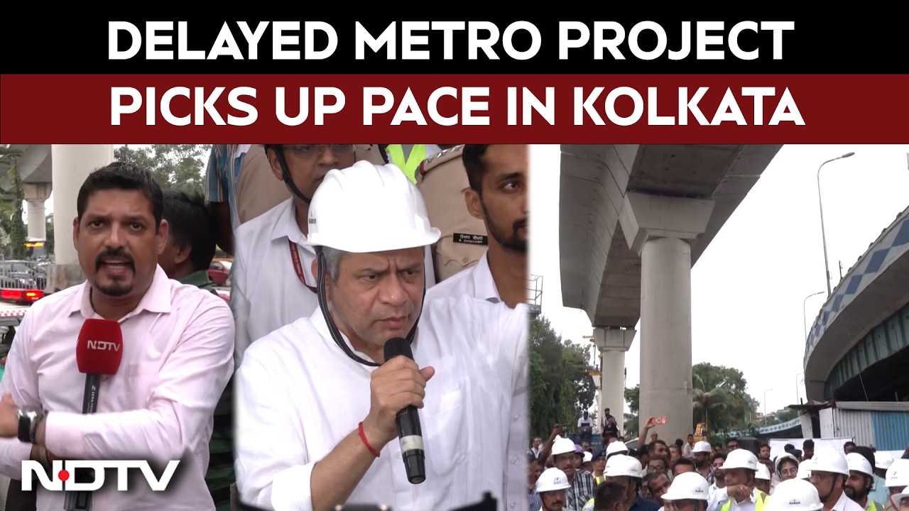 Delayed Metro Project Picks Up Pace, Union Railways Minister Visits Project Site