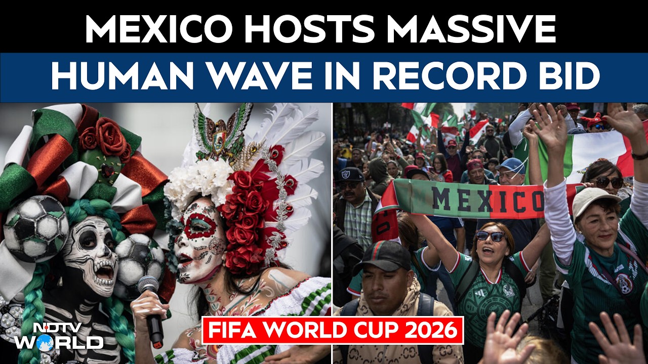 FIFA World Cup 2026 | Mexico Attempts Record-Breaking Human Wave Ahead of FIFA World Cup 2026