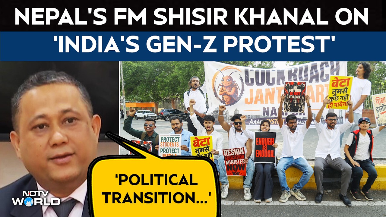 Nepal India Ties | What Nepal's FM Shisir Khanal Said On 'India's Gen-Z Protest'