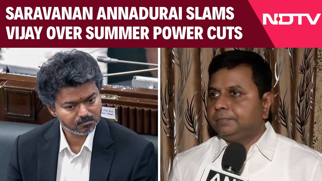 DMK's Saravanan Annadurai Slams Vijay-Led TVK Over Summer Power Cuts