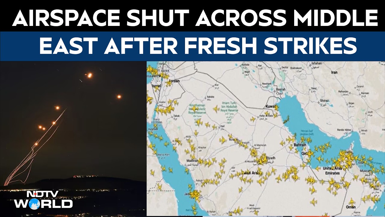 US Iran War News | Iran Suspends Flights, Iraq And Syria Close Airspace After Fresh Strikes