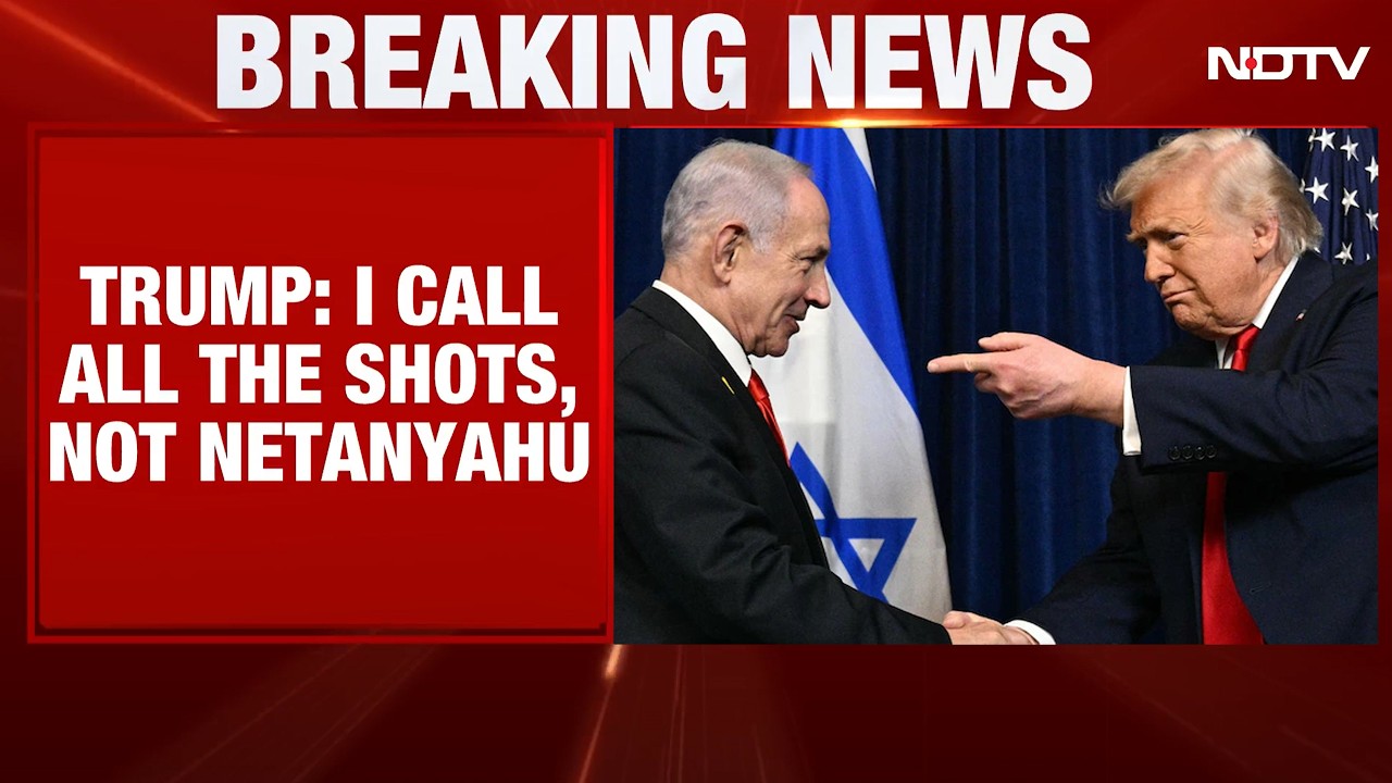 "I Call Shots": Trump Says Netanyahu Has "No Choice" But To Accept Iran Deal