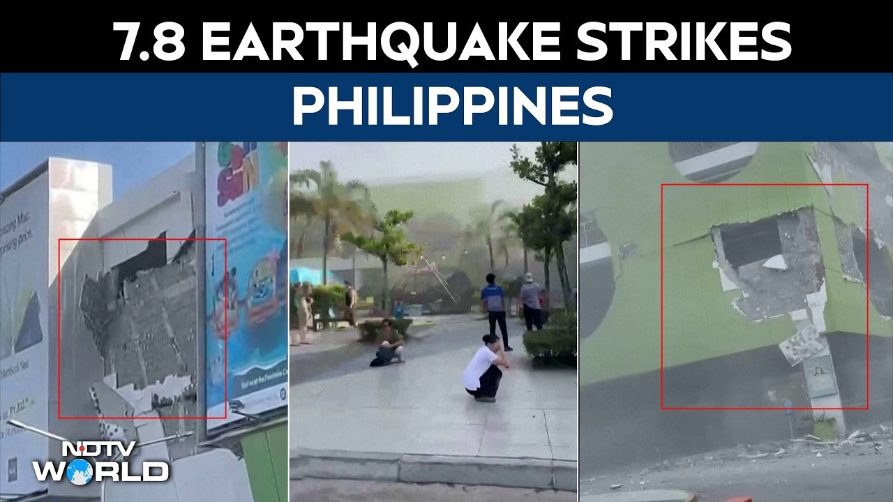 Philippines Earthquake | 7.8 Magnitude Earthquake Shakes Philippines, Tsunami Warning Issued