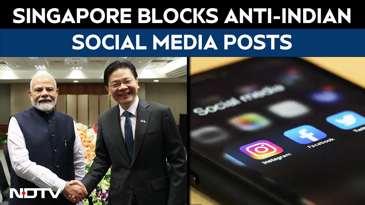 India Singapore News | Singapore Blocks Social Media Posts Inciting Racial Discord Against Indians