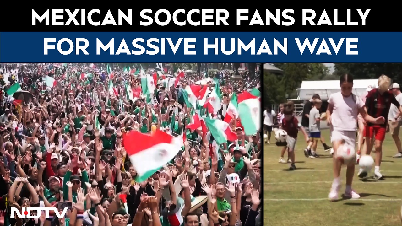 World Cup News | Mexican Fans Attempt Record-Breaking Human Wave Ahead Of FIFA World Cup